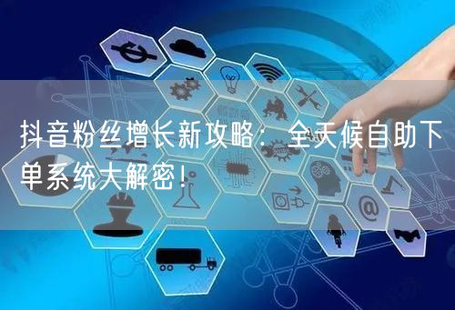 抖音粉丝增长新攻略：全天候自助下单系统大解密！