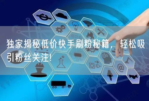 独家揭秘低价快手刷粉秘籍,轻松吸引粉丝关注!