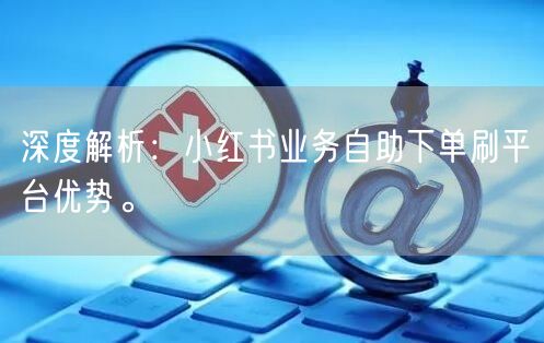 深度解析:小红书业务自助下单刷平台优势。