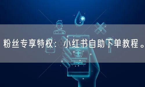 粉丝专享特权:小红书自助下单教程。