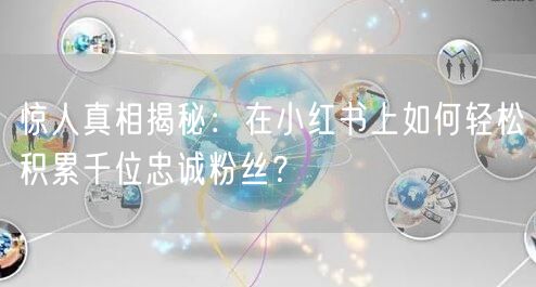 惊人真相揭秘：在小红书上如何轻松积累千位忠诚粉丝？
