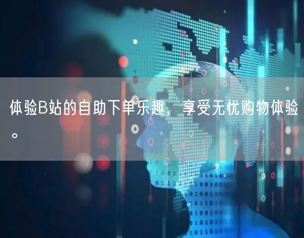 体验B站的自助下单乐趣，享受无忧购物体验。