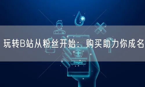 玩转B站从粉丝开始：购买助力你成名