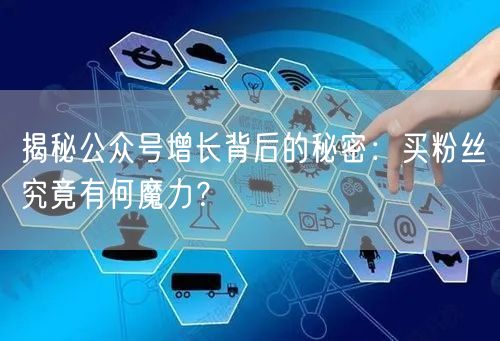 揭秘公众号增长背后的秘密：买粉丝究竟有何魔力？
