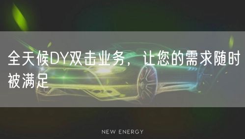 全天候DY双击业务，让您的需求随时被满足