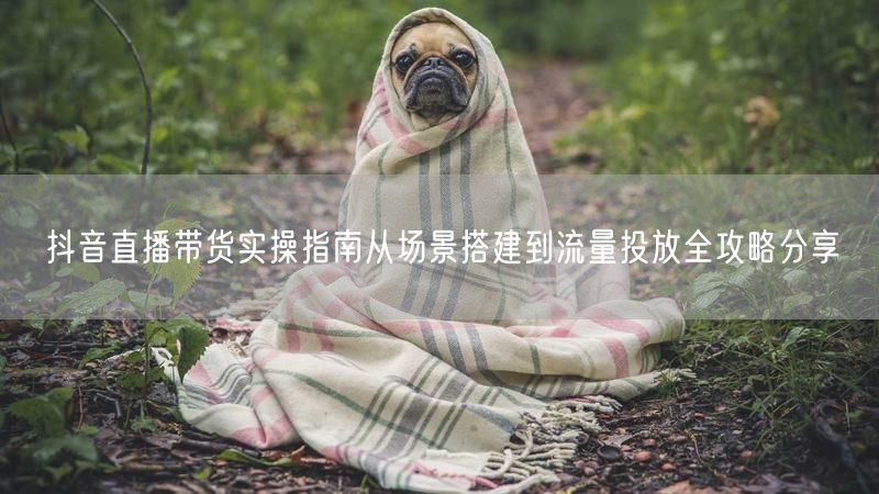 抖音直播带货实操指南从场景搭建到流量投放全攻略分享